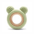 Massaggiagengive in Faggio e Silicone “ORSACCHIOTTO” Fresh GREEN